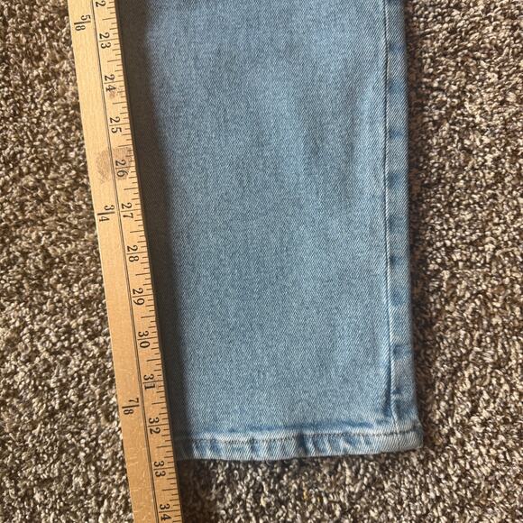 Good American Jeans Womens 14/32 Light Blue Skinny Split Hem High Rise Casual - Picture 11 of 14
